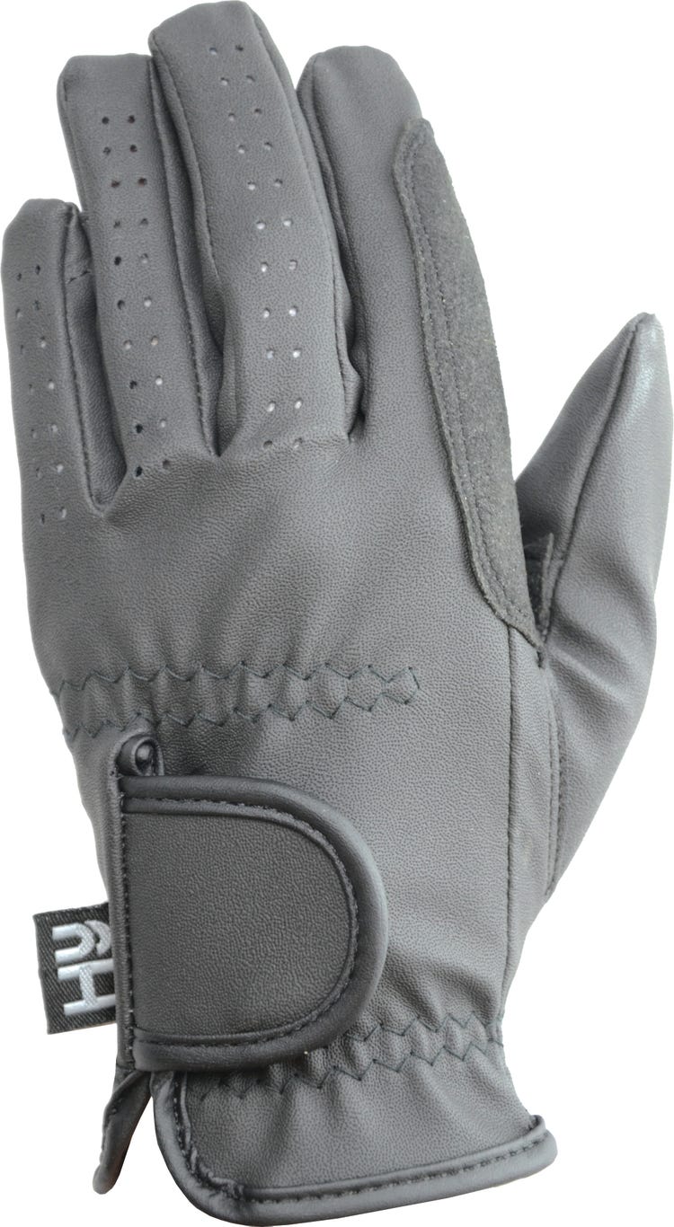 Hy Equestrian Synthetic Leather Riding Gloves  image 3